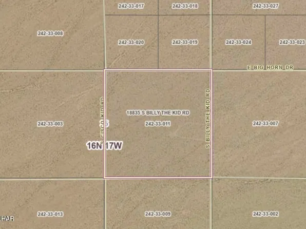 18835 S Billy The Kid Rd, Yucca, AZ 86438