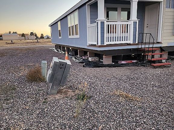 Moved onto lot