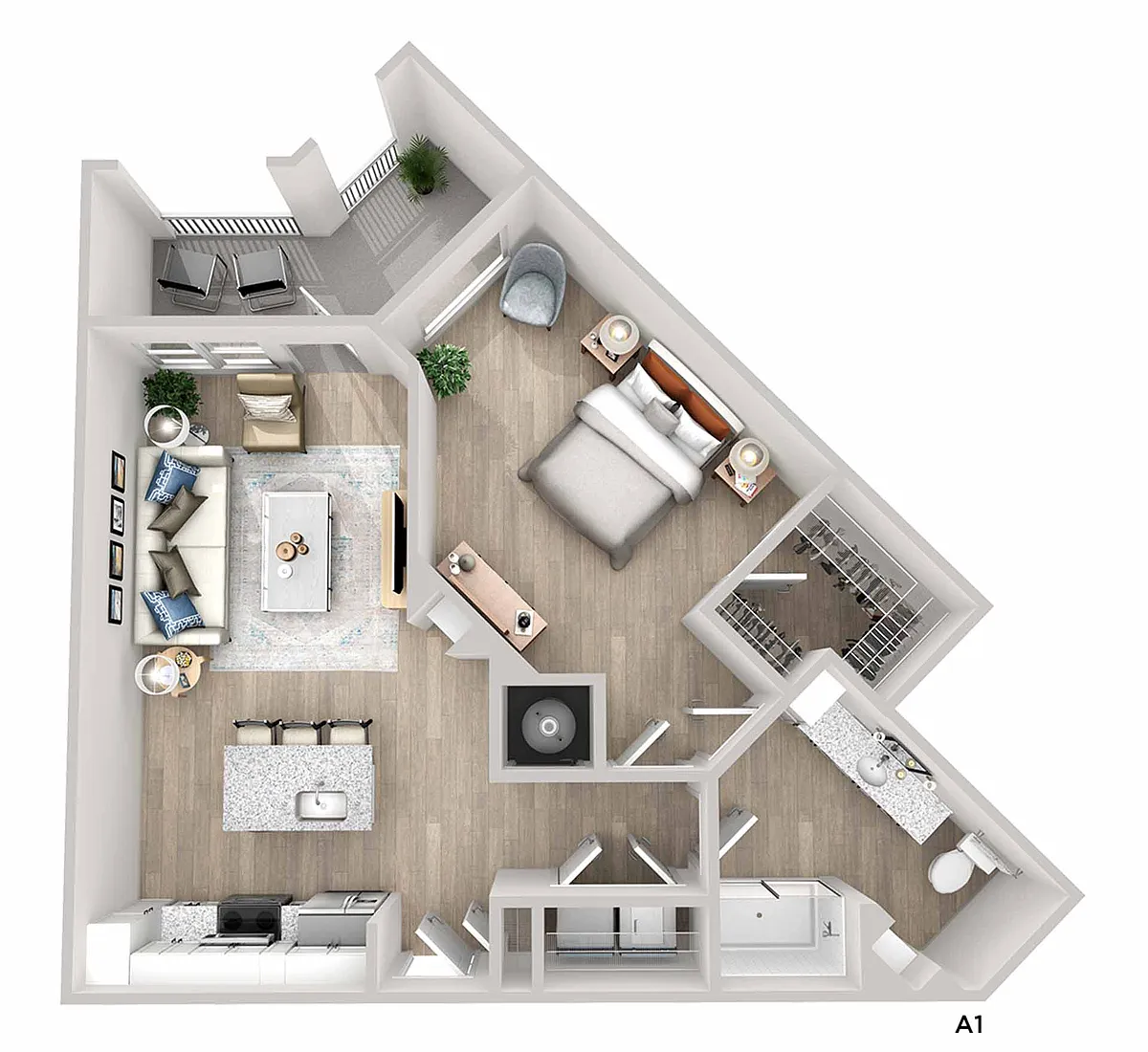 Floor plan A1