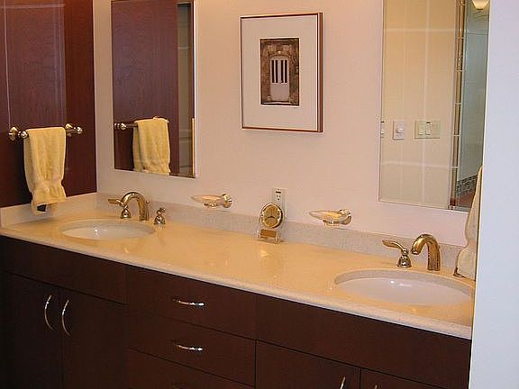 The master bath sink area.