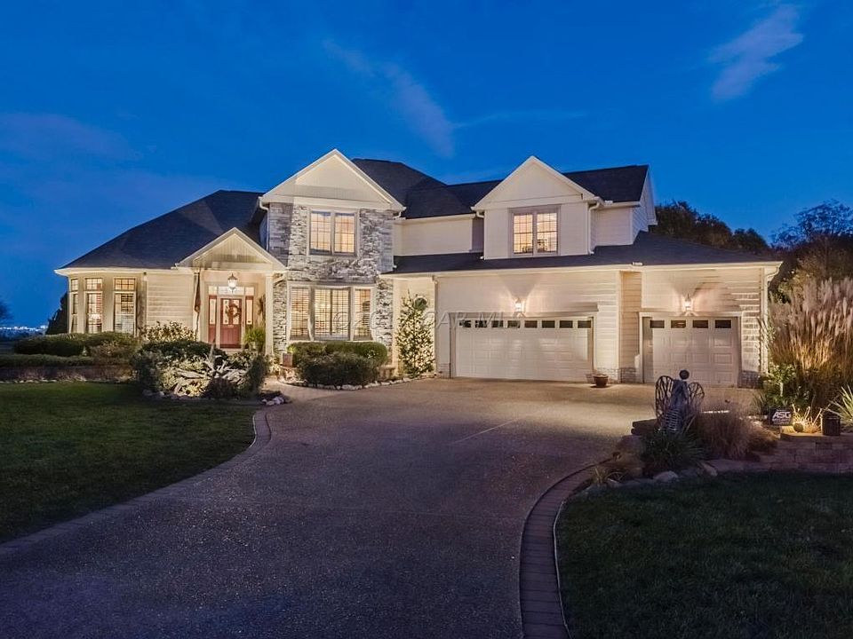 House Front at Sunset