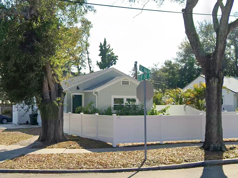 Exterior - Corner (with new fence)