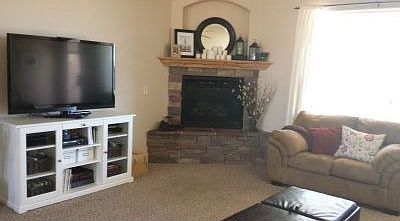 Corner Gas Fireplace