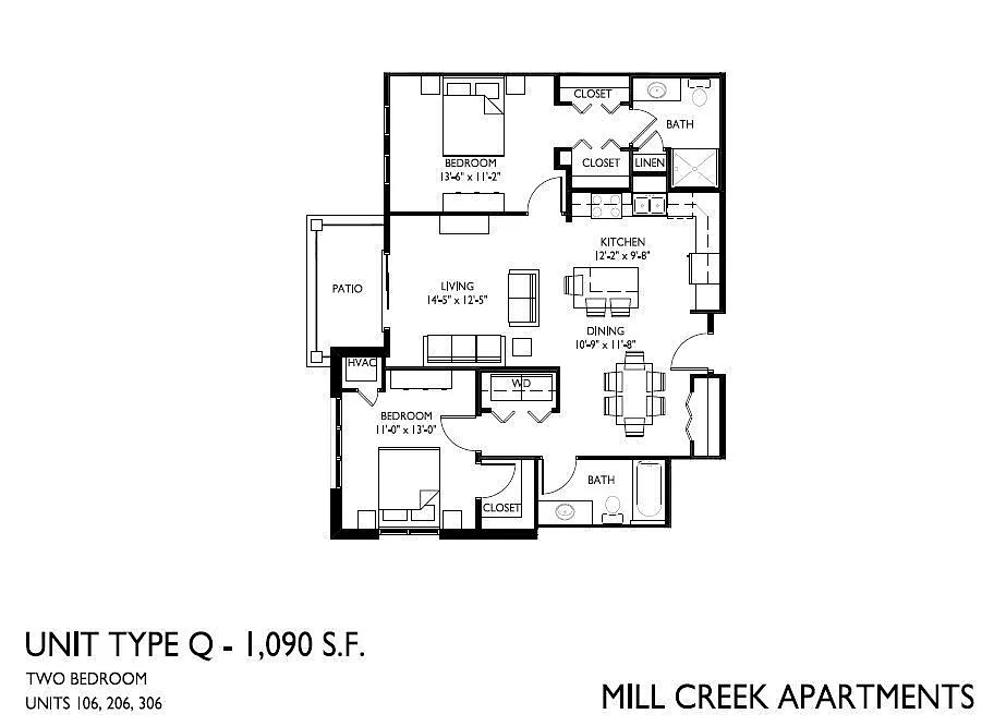 Floor plan Q