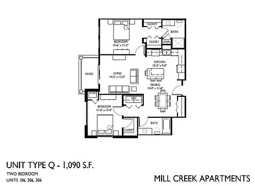 Floor plan Q