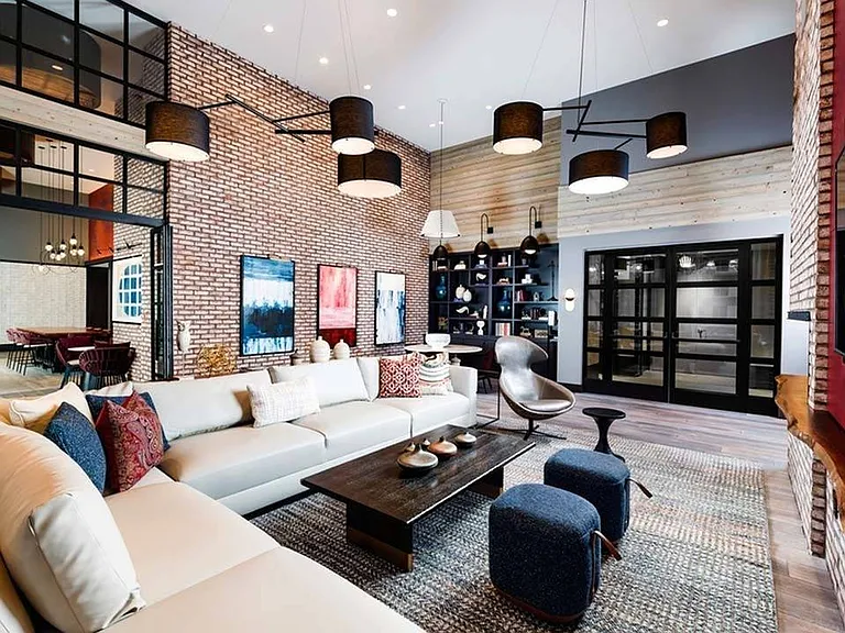 Lounge around in the clubroom next to the fireplace