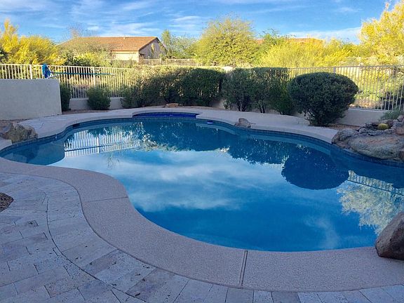 Pool with waterfall.