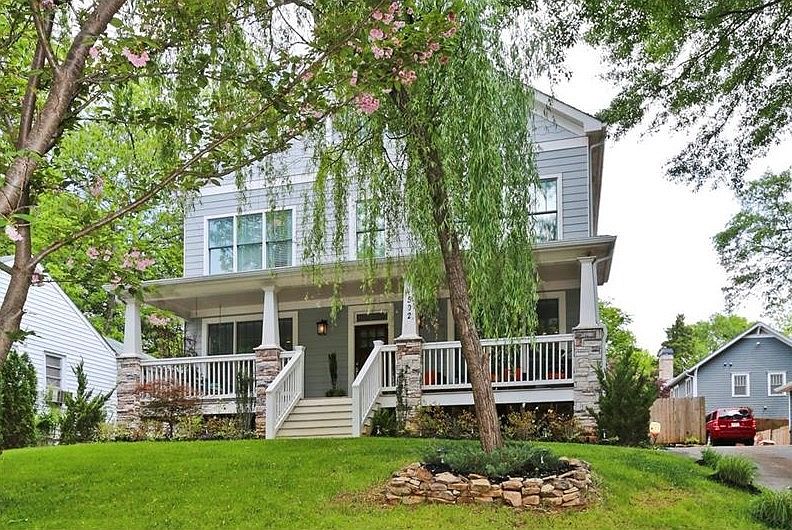 Craftsman style home with front porch