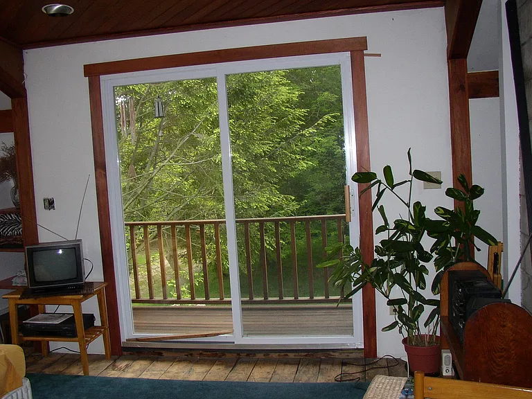Balcony on upper level