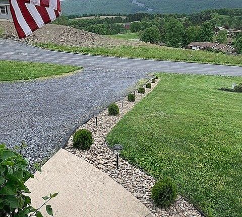 view off front porch