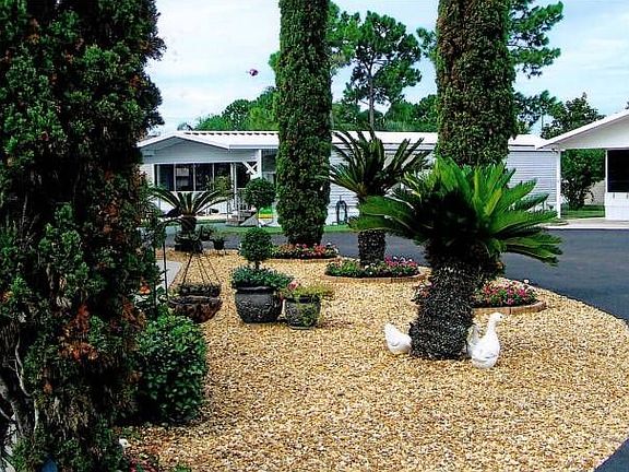 Rear Driveway Landscape