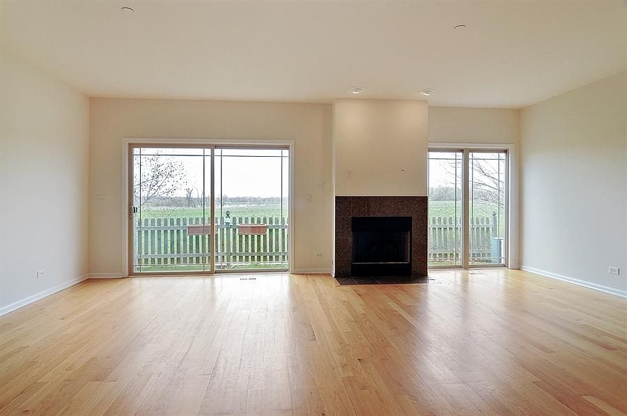 living room with gas fireplace