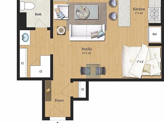 5th image of 2130 N St NW #107