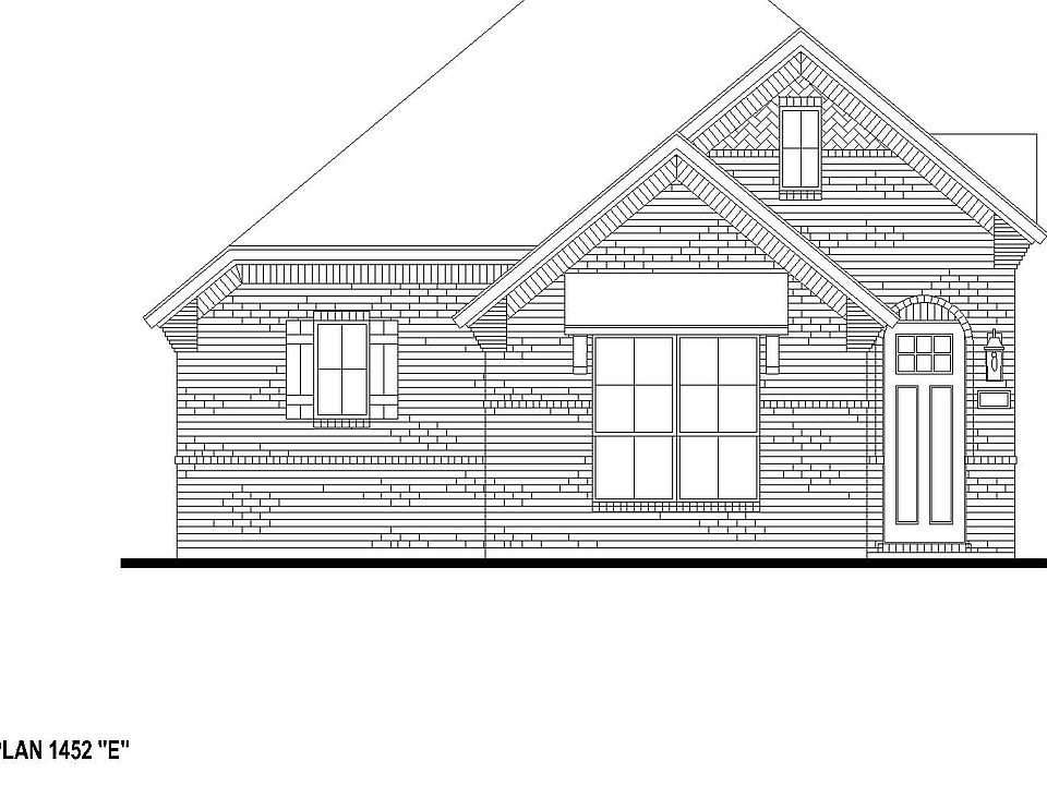 Plan 1452 Elevation E