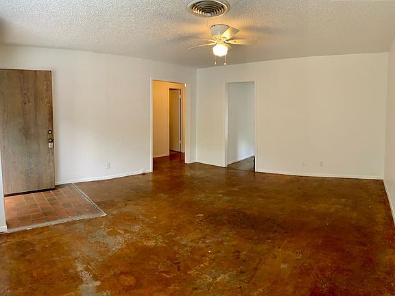 Living room, Allergy friendly polished concrete floors