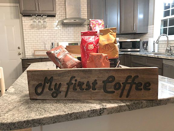 New and spacious for everything you want to do! Coffee, wine, dine!