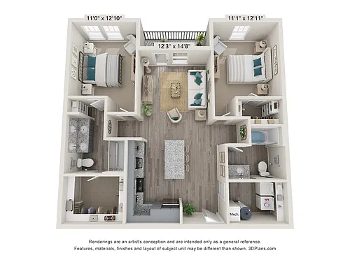 Floor plan B1