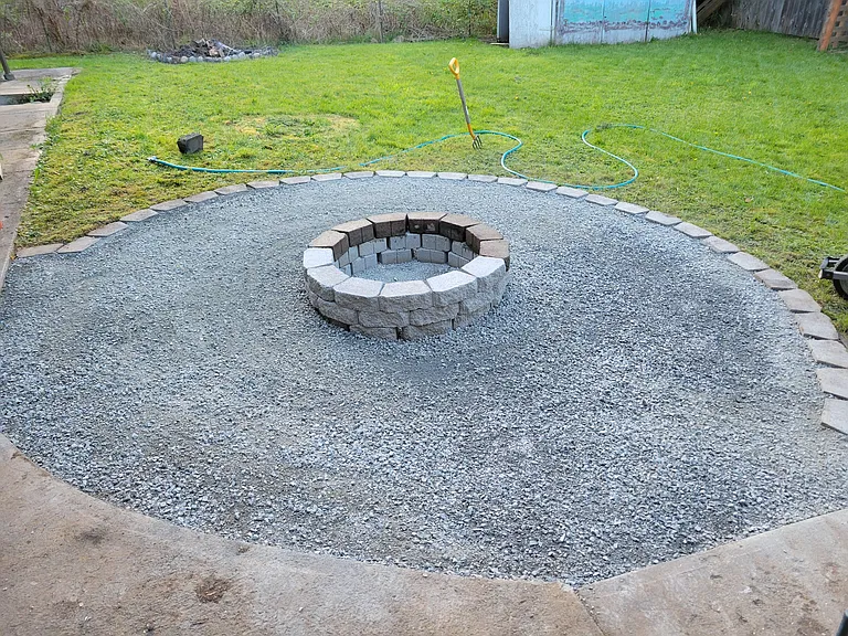 backyard fire pit