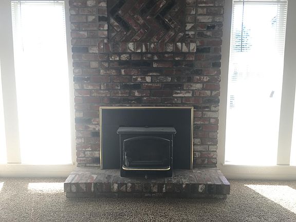 fireplace in living room