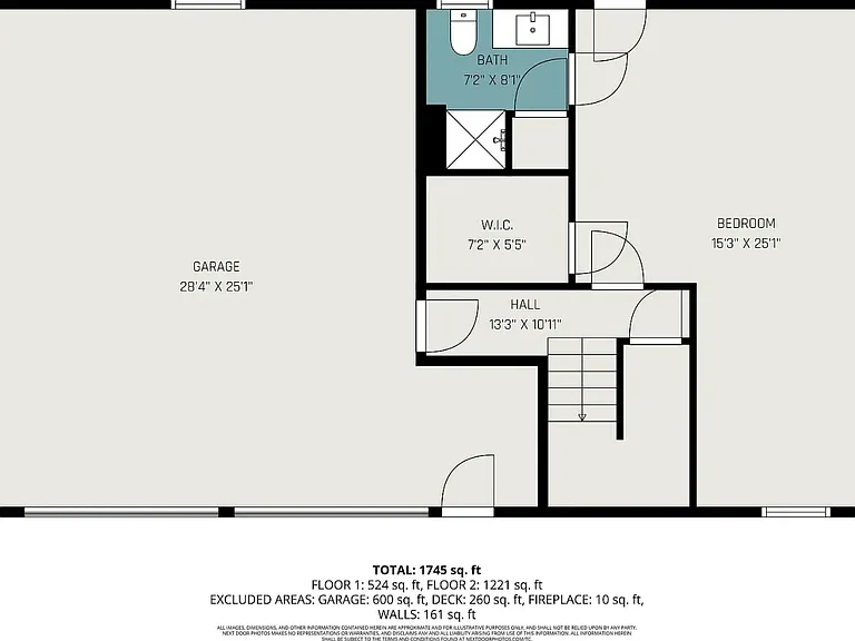 A clear layout of the home shows thoughtfully designed spaces, making it easy to visualize flow and plan your stay comfortably.