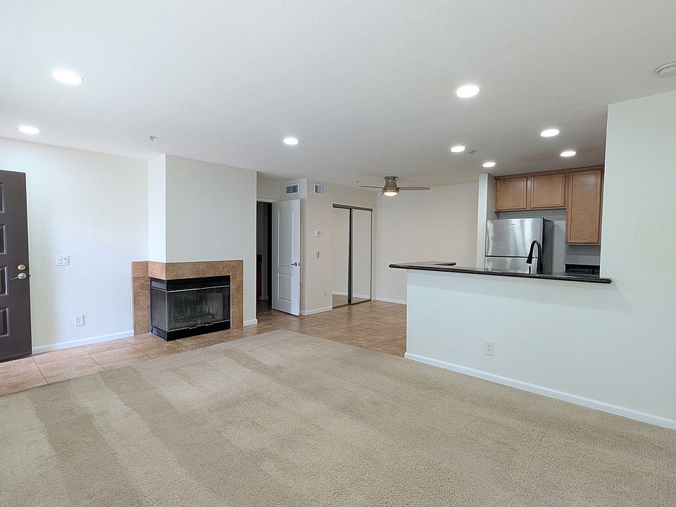 Fireplace in living room
