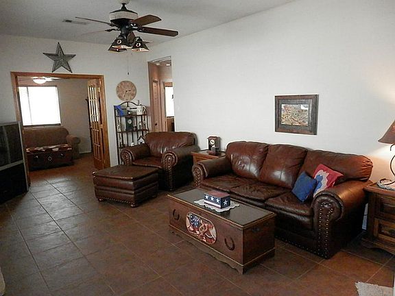 Living Room with upgraded tile