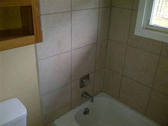 new tile in bathroom