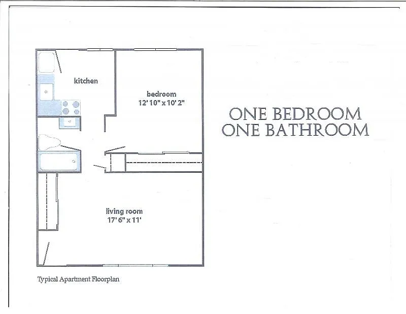 Floor plan 1bed