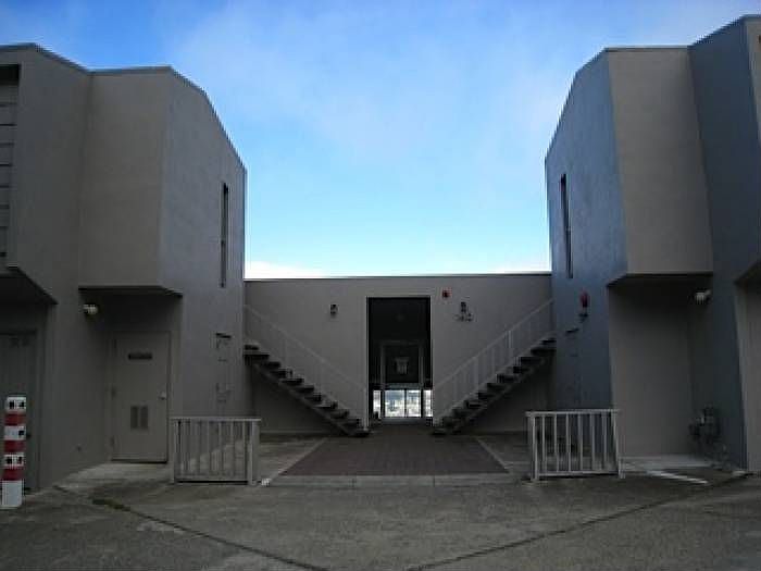 Front of the building