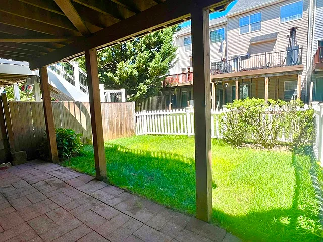 Patio & backyard