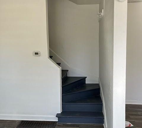 stairway up from dining room