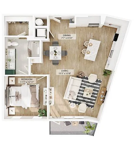 Floor plan A13