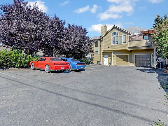 Rear View of the building. This unit D have one parking spot here