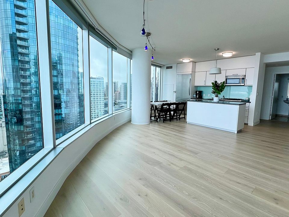 Family room and kitchen