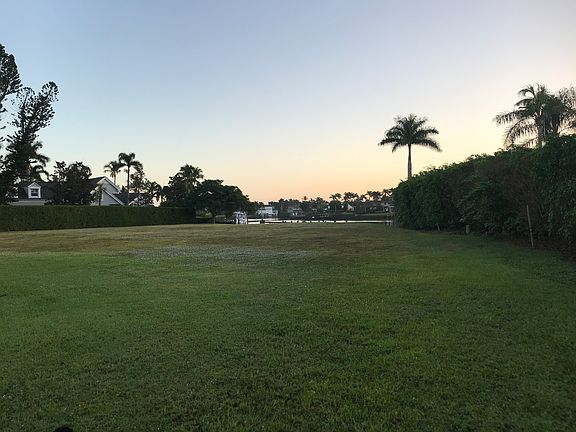 View from road to water