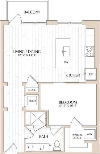 Floor plan A01