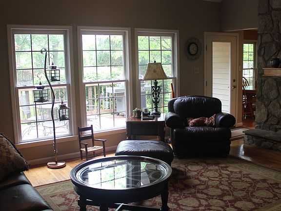 vaulted family room