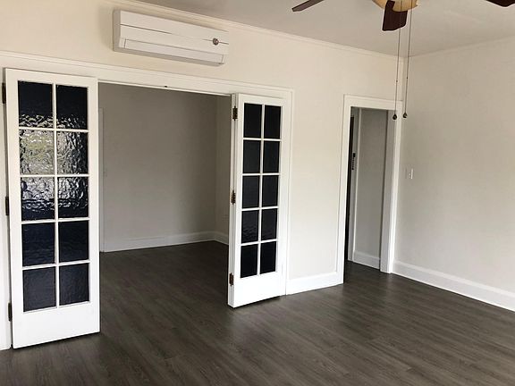Living room looking into office