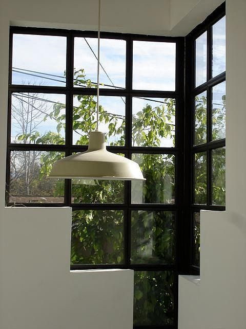 Windows in stairway to 2nd Story