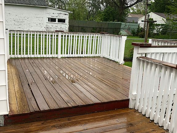 Back deck - will be stained