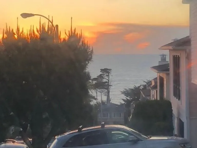 view from driveway
