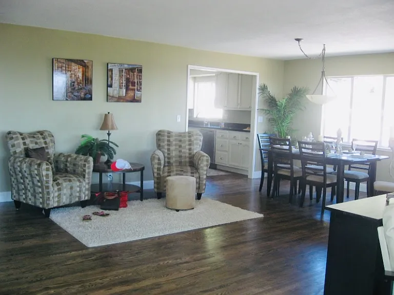 open concept/dining area - flat