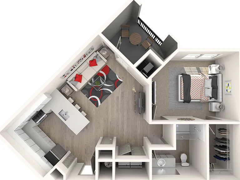 1 Bedroom | 1 Bedroom | 778 SF 1 Bedroom | 1 Bedroom | 778 SF