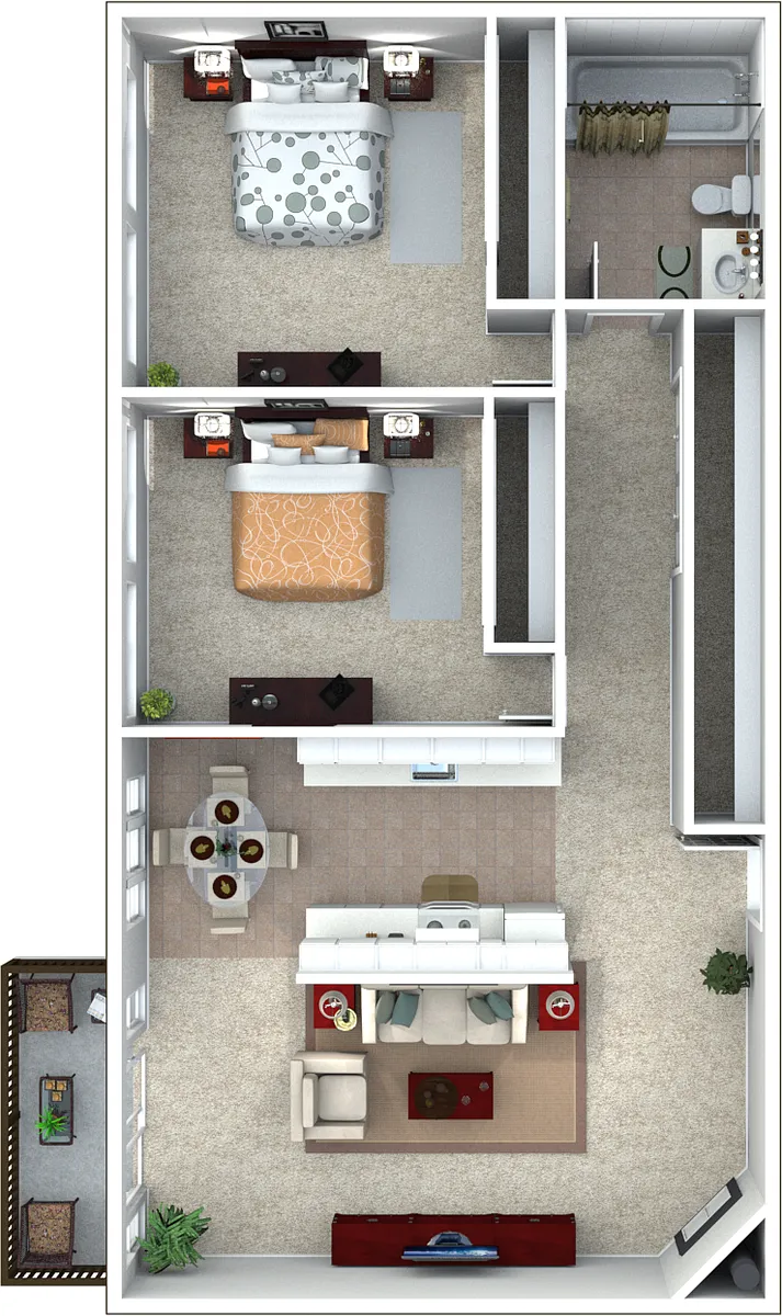 Floor plan The Mercer