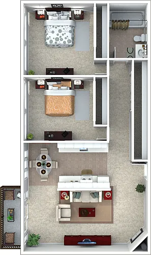 Floor plan The Mercer