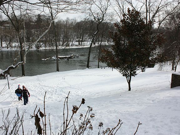Creekfront is lovely in winter too.