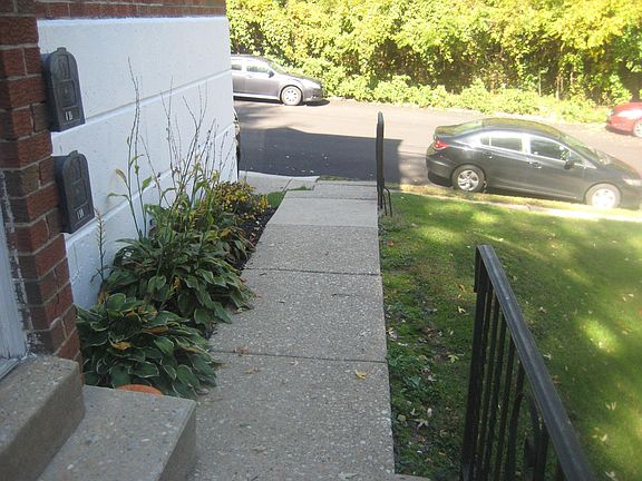 Walkway to & from entrance.