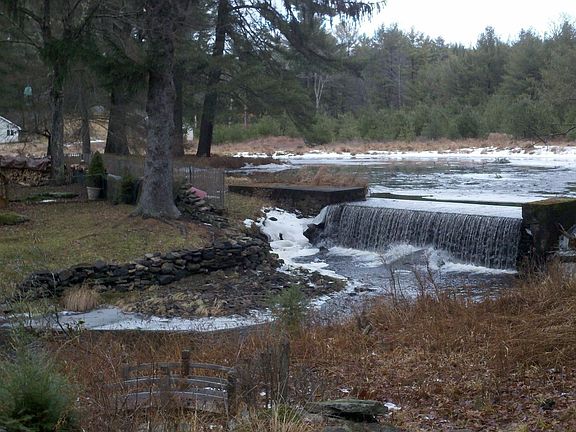 Waterfall and brook