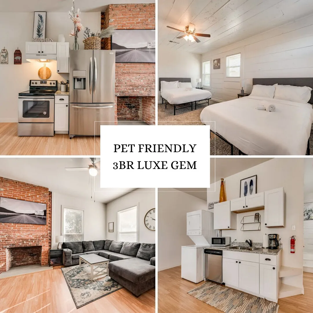 Stockyards- 4min | Pet Friendly | 3BR Luxe Gem — Photo 1