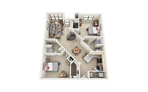 Floor plan B6